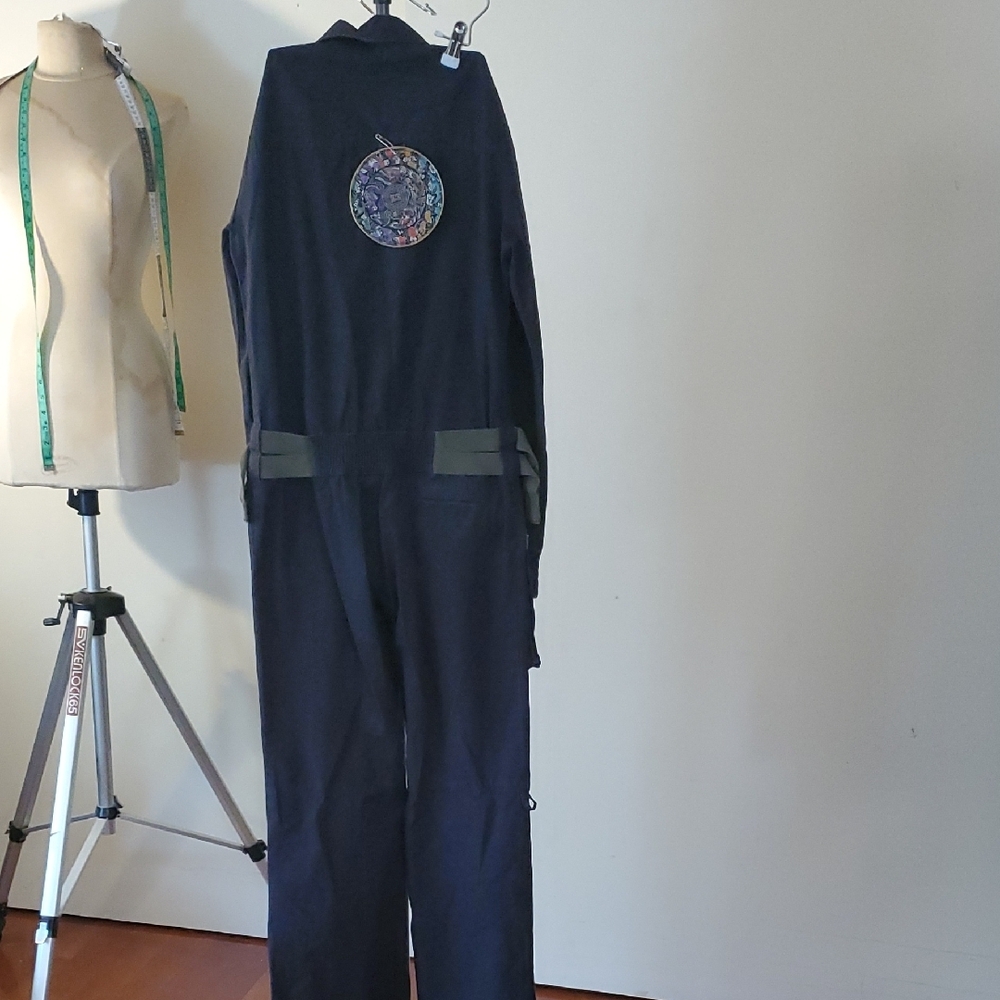 Miss Sixty Navy Zip-Front Trench Coat - Picture 6 of 8